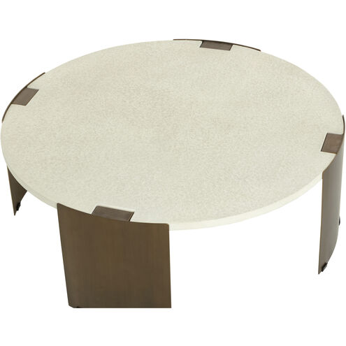 Gallus 45 X 16 inch Bone Outdoor Coffee Table
